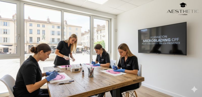 Formation microblading CPF : perfectionnement pour esthéticiennes à Marseille et PACA