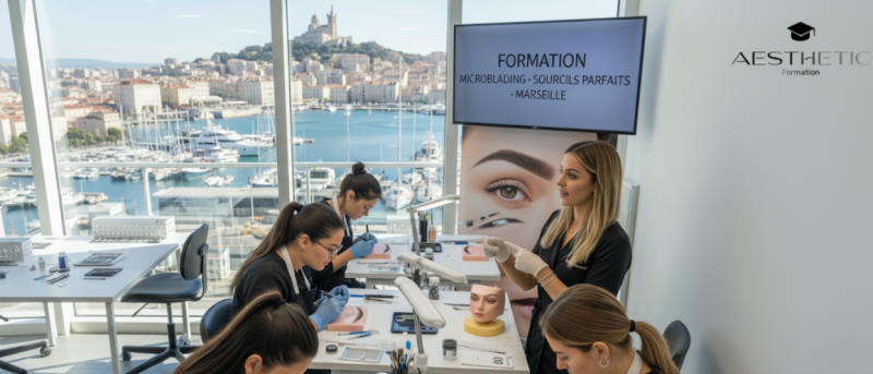Formation microblading CPF : une spécialisation beauté du regard en Provence
